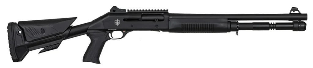 MAC 1014 BREACHER 12GA 18.5 ADJ PG STK BLK 6RD
