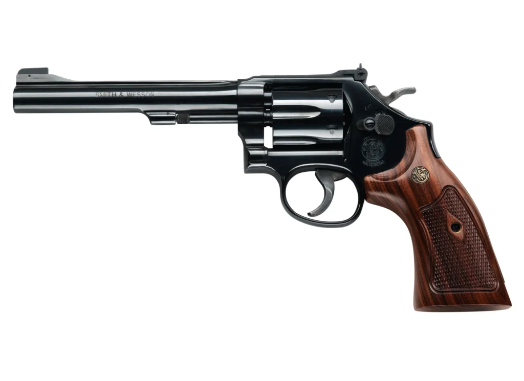SMITH AND WESSON 48 22MAG BL/WD 6RD 6" AS     #
