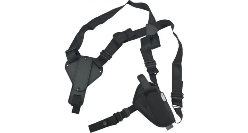 Uncle Mike's Plain Black Nylon Shoulder Holster 8700 AM#0