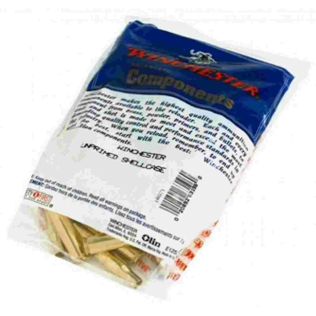 Winchester Unprimed Brass Handgun Cartridge Cases 100/ct .38 Spl